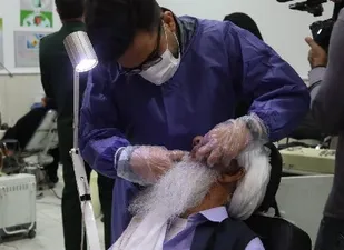 ارائه خدمات جهادی پزشکی در حاشیه شهر زاهدان