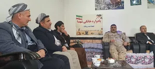 برگزاری یادواره خانگی شهدای مناطق مرزی با حضور فرمانده تیپ ۴۸ فتح