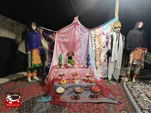 استقبال از گردشگران نوروزی تفتان در سیاه چادر عشایری