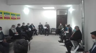 حضور مسئولین ادارات شهرستان در روستای سیرک