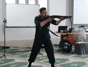 مرحله اول آموزش مهارت تیراندازی  در سال جدید در سپاه ناحیه پیشوا