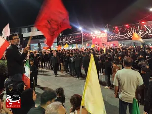 در شب هفتم محرم؛ میدان کوثر غرق در عزا و عشق حسینی