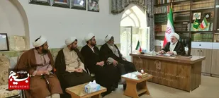 مسئول نمایندگی ولی&zwnj;فقیه در سپاه چهاربرج با امام جمعه میاندوآب دیدار کرد