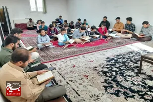 برگزاری مسابقات قرآن و اذان بسیج حوزه امام حسن (ع) صالح آباد