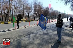 برپایی ایستگاه صلواتی به&zwnj;مناسبت ولادت حضرت علی(ع) در ملایر
