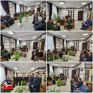 دیدار جمعی از مدیران استان قزوین با فرمانده سپاه صاحب الامر(عج) در محکومیت اقدام نابخردانه پارلمان اروپا