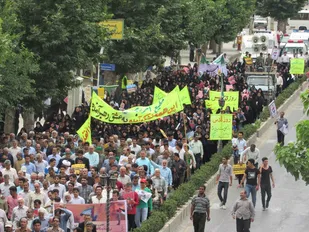شعار &laquo;مرگ بر اسرائیل&raquo; در راهپیمایی روز جهانی قدس در شهرستان گالیکش طنین انداز شد
