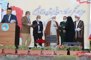 مراسم تکریم از کادر درمانی مازندران