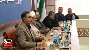 نشست هم اندیشی فرماندهان سپاه استان قزوین با سازمان قضایی نیروهای مسلح