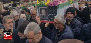 پیکر شهدای مدافع وطن در رودسر تشییع شد