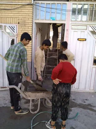 حضور گروه جهادی شهدای رحمت آباد در مناطق محروم