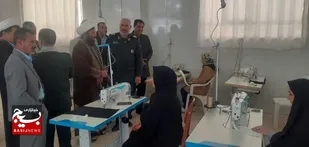 افتتاح کارگاه تولیدی پوشاک در کوهرنگ