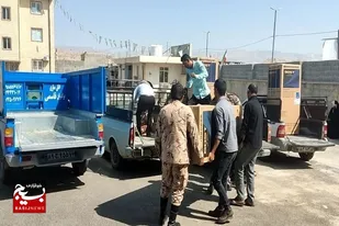 توزیع ۵ سری جهیزیه توسط قرارگاه محرومیت زدایی کوثر و ناحیه خنج