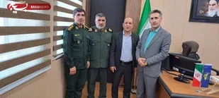 دیدار مدیرعامل شرکت آب منطقه ای کهگیلویه و بویراحمد با فرمانده تیپ ۴۸ فتح