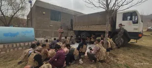 آموزش بسیجیان گردان ۱۱۳ در جهت ارتقای آمادگی رزم