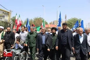 خروش انقلابی مردم گرمسار در پی اعلام انزجار و محکومیت جنایت اخیر رژیم صهیونیستی