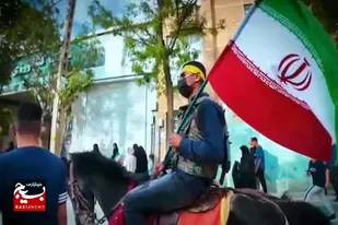 رژه حماسی سوارکاران انقلابی بهار