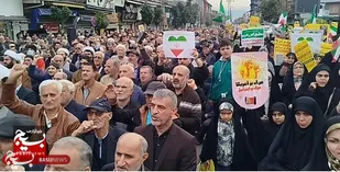 خیزش مردم  آستانه اشرفیه علیه تروریست&zwnj;های مسلح