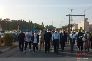 برگزاری همایش پیاده روی خانوادگی در اهواز