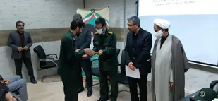 مراسم تودیع و معارفه مسئول دفتر بسیج دانشجویی آران وبیدگل برگزار شد