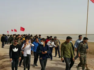 اردوی راهیان نور ۱۶۰ فرمانده واحد برادر  بسیج دانش آموزی کهگیلویه و بویراحمد در مناطق عملیاتی جنوب کشور + (تصاویر )