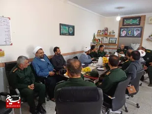 دیدار فرماندهان یگان&zwnj;های سپاه مستقر در شهرستان با فرمانده سپاه ناحیه دشتستان