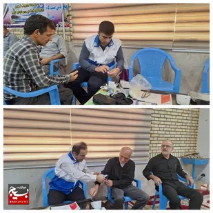 میز خدمت بعد از نمازجمعه در گتوند برگزار شد
