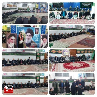 مراسم بزرگداشت شهدای محور مقاومت در خوشرودپی برگزار شد