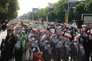 اجرای سرود فرمانده در شاهین شهر