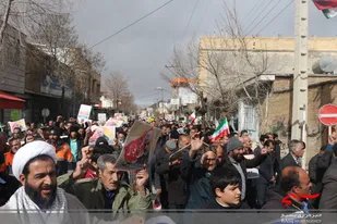 راهپیمایی با شکوه مردم شلمزار