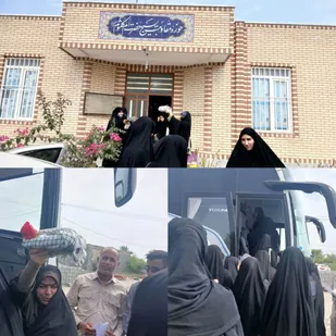اعزام بسیجیان خواهر سیریکی به اردوی  زیارتی مشهد مقدس
