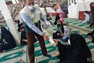 پویش نذر ماسک با همکاری کانون بسیج جامعه پزشکی ناحیه مقاومت بسیج زابل