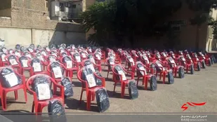 توزیع ۳ هزار و ۵۰۰ بسته لوازم التحریر بین دانش&zwnj;اموزان