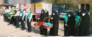 تجلیل از مدافعان سلامت در بیمارستان فیروزآبادی