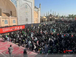 همایش شیرخوارگان حسینی در امامزاده حسین(ع) قزوین برگزار شد
