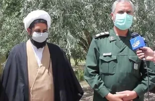 فرماندهی ومسئول دفتر نمایندگی ولی فقیه در سپاه زرند به مناسبت عید نوروز