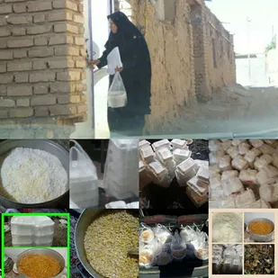 4 هزار پرس غذای گرم و سبد معیشتی بین نیازمندان یزدان آباد زرند توزیع شد