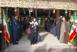 آیین بدرقه دانش آموزان ملارد به اردوی راهیان نور