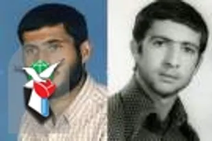 آرام گرفتن مادر دو شهید در جوار فرزندانش
