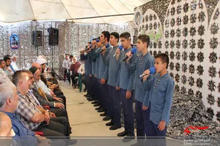 یادواره شهدای گمنام مدفون در تیپ 32 انصار الحسین(ع) همدان برگزار شد