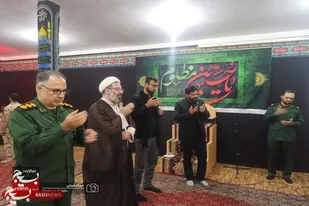 مراسم سینه زنی و عزاداری ابا عبدالله الحسین(ع) در سپاه ناحیه ملایر برگزار شد