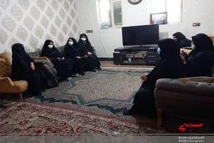 دیدارو سرکشی از خانواده معظم شهید محمود دهمرده در زاهدان