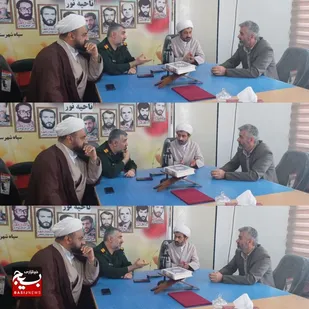 حضور مسئول دارالقرآن بسیج سپاه کربلا استان مازندران در سپاه ناحیه نور