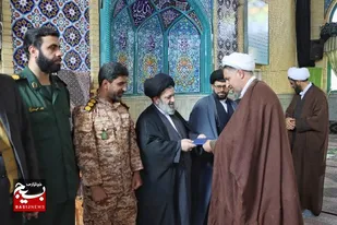 آئین تکریم و معارفه مسئول نمایندگی ولی فقیه در ناحیه مقاومت بسیج اراک