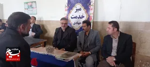 برپایی میزخدمت در نماز جمعه وردنجان