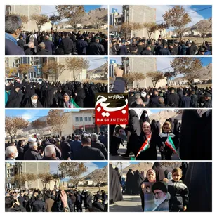 تجمع امت حزب اللهی شهرستان فیروزکوه در محکومیت حادثه تروریستی کرمان