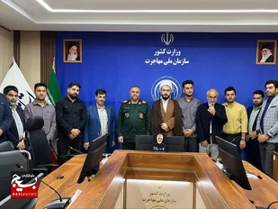 بازدید فرمانده لشکر عملیاتی ۱۰ سیدالشهدا (ع)، از اداره کل امور اتباع و مهاجرین خارجی استان البرز