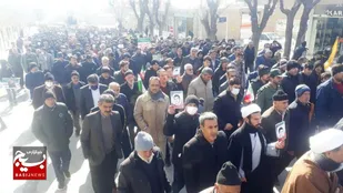 حماسه حضور مردم چادگان در راهپیمایی 22بهمن