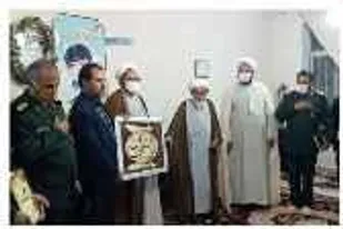 تجلیل از پدر دانش آموز شهید محمود اسلامی مقدم در بردسکن