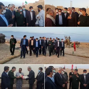 حضور وزیر آموزش و پرورش در جمع زائران راهیان نور در یادمان قلاویزان مهران